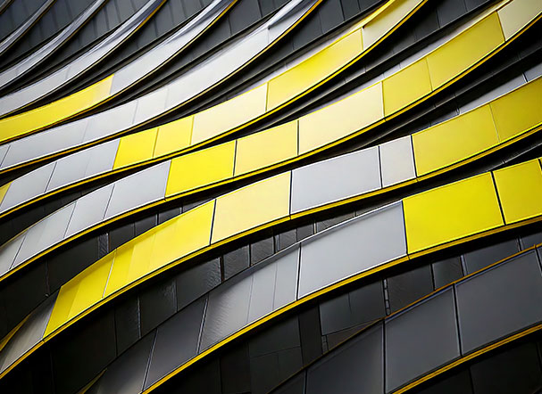 imagem abstrata com uma ondulação branca dividida em quadrados
