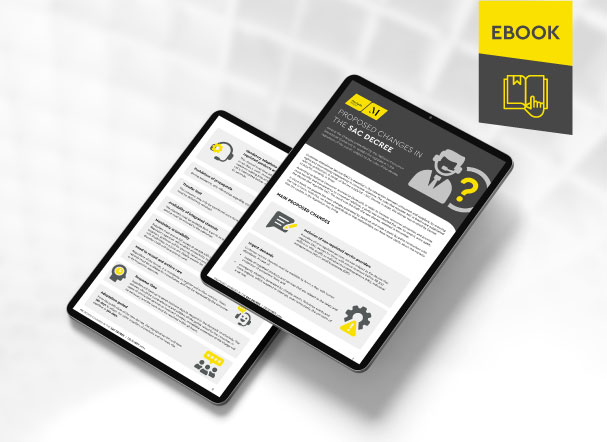 Mockup of tablets reflecting the e-book's internal content